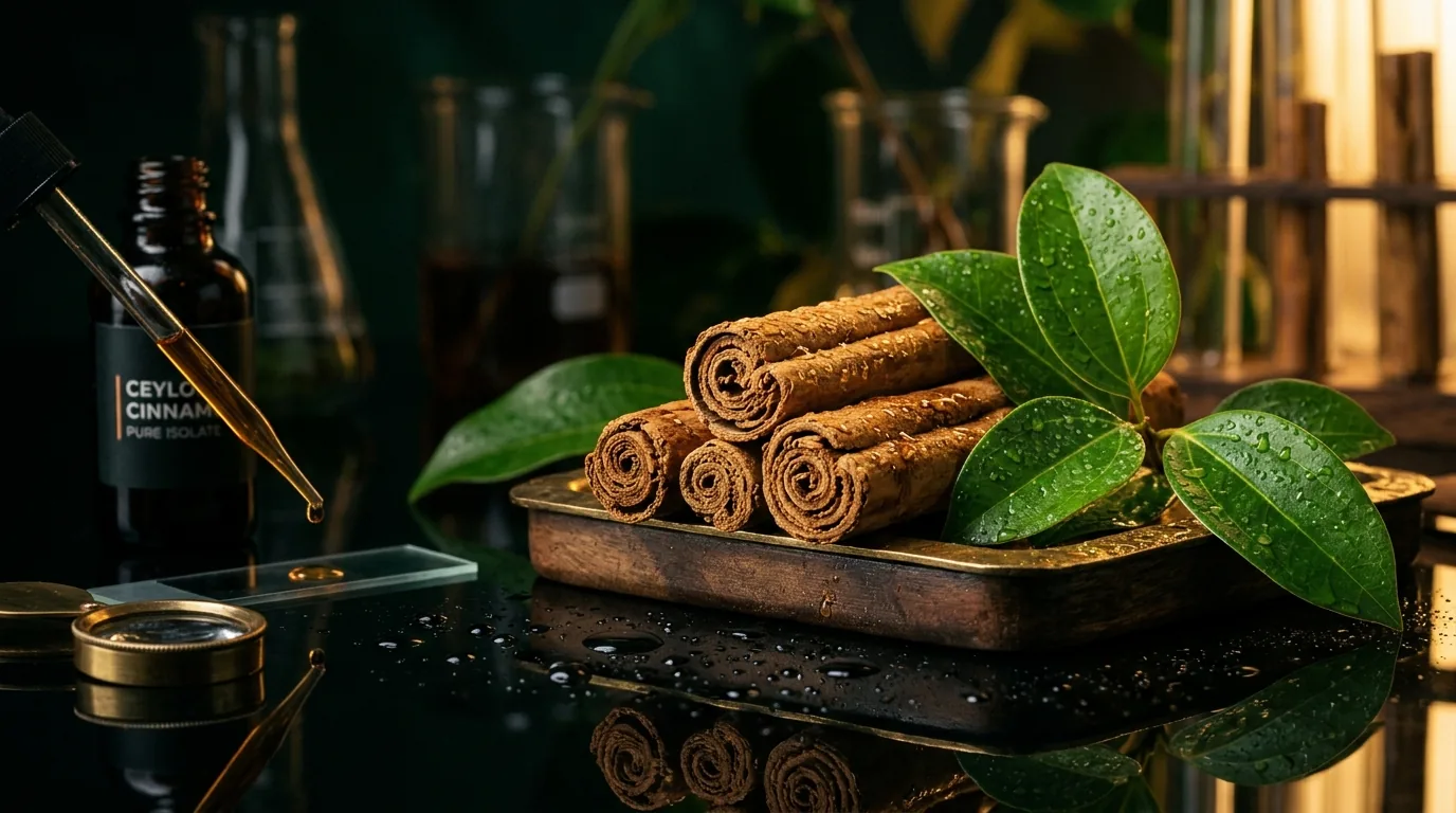 Laboratory testing and cinnamon quality inspection